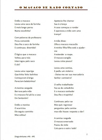 O macaco de rabo cortado 2