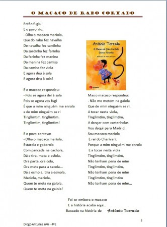 O macaco de rabo cortado 3